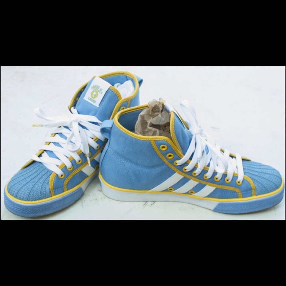 Adidas MPLS LAKERS BLUE YELLOW Sz 9 Men FR 42.75